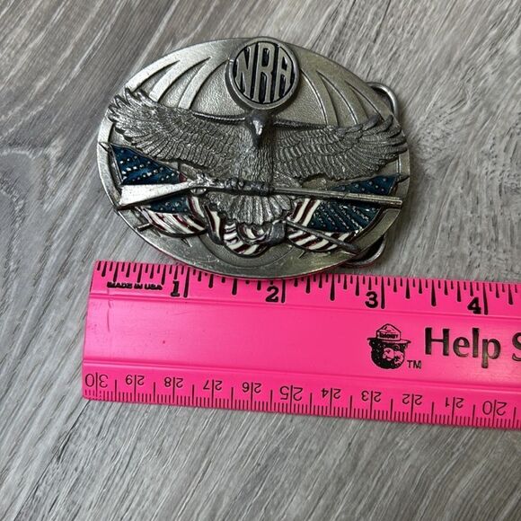 Bergamot NRA 1995 brass belt buckle - Picture 4 of 5